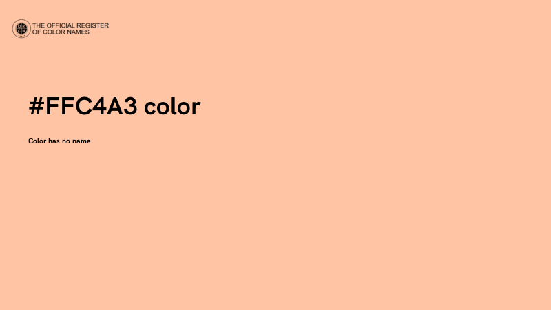 #FFC4A3 color image