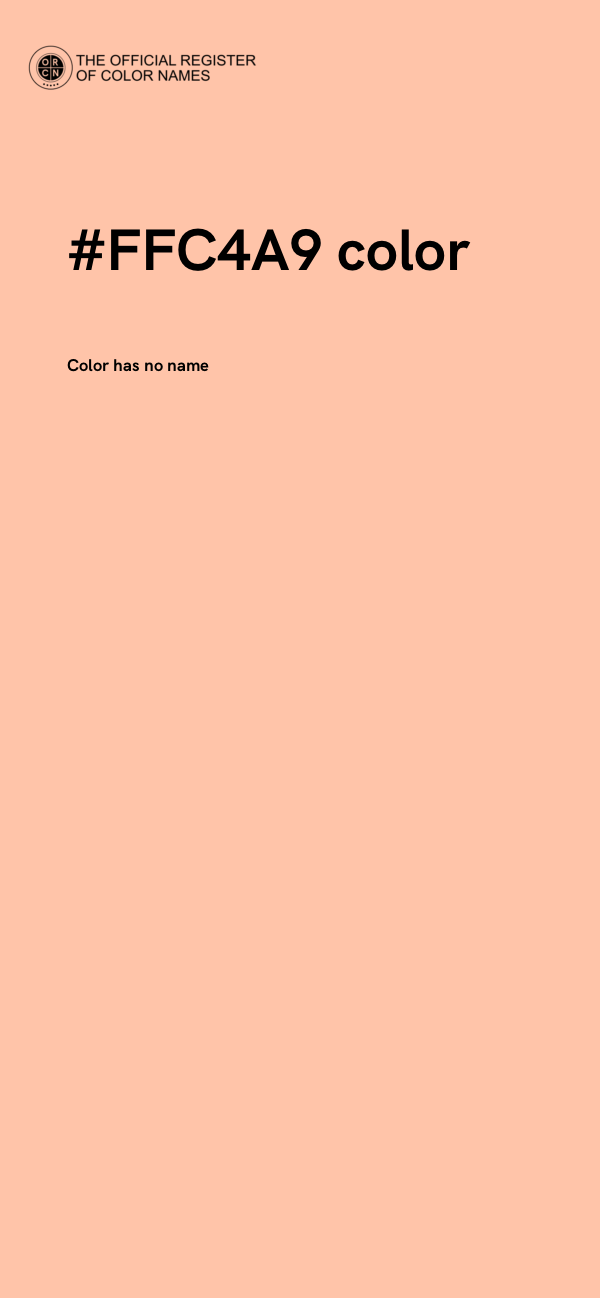 #FFC4A9 color image