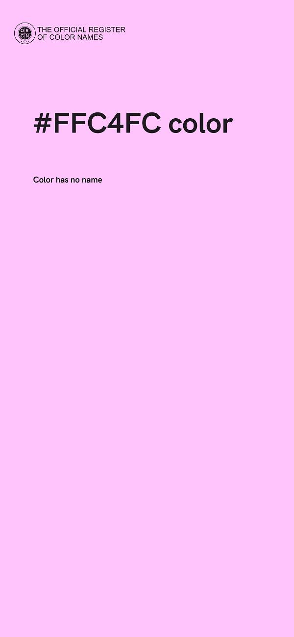 #FFC4FC color image