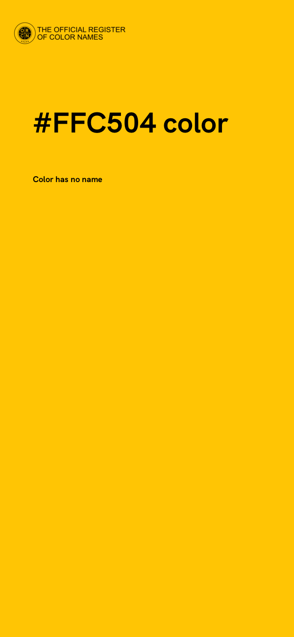 #FFC504 color image