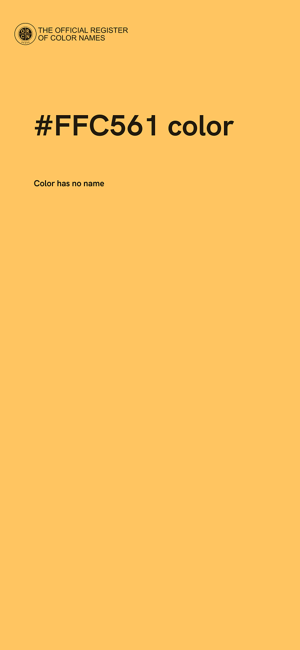 #FFC561 color image