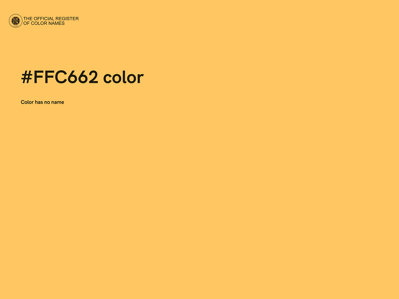 #FFC662 color image