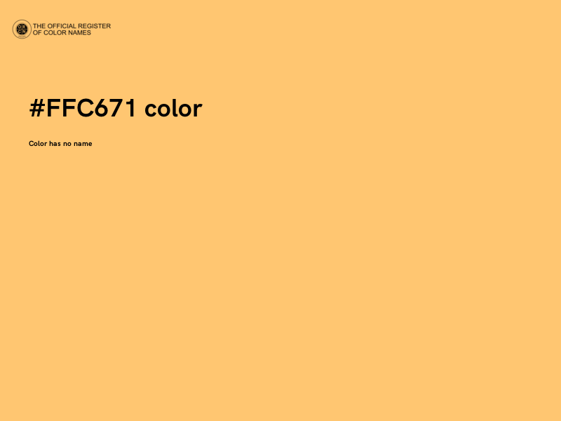 #FFC671 color image