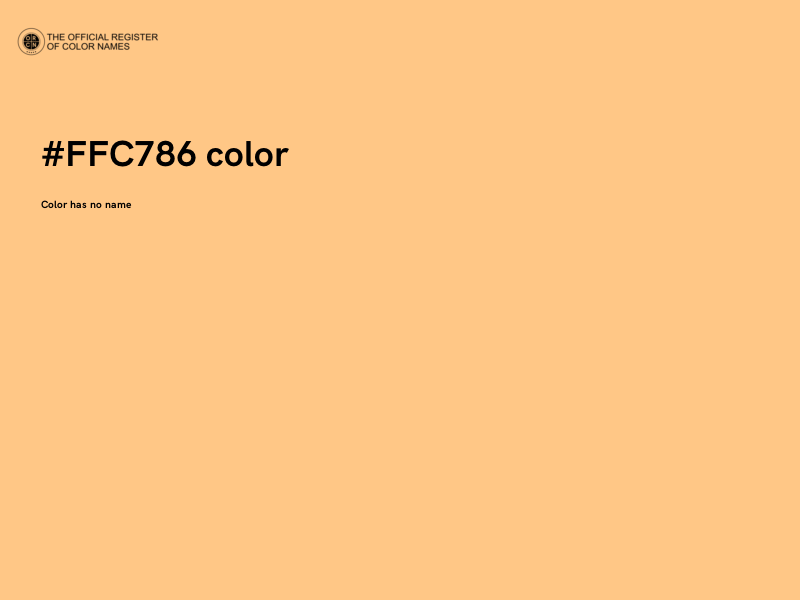 #FFC786 color image