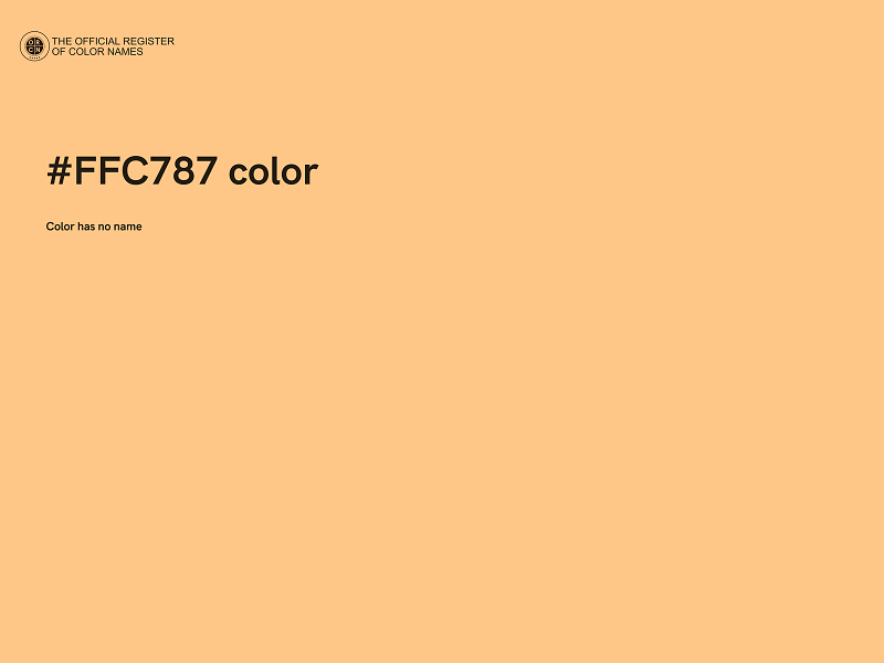 #FFC787 color image