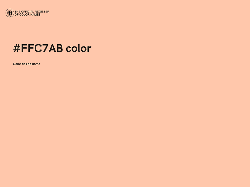 #FFC7AB color image