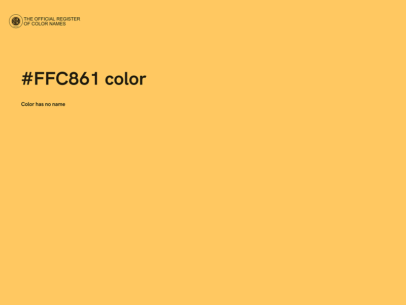 #FFC861 color image