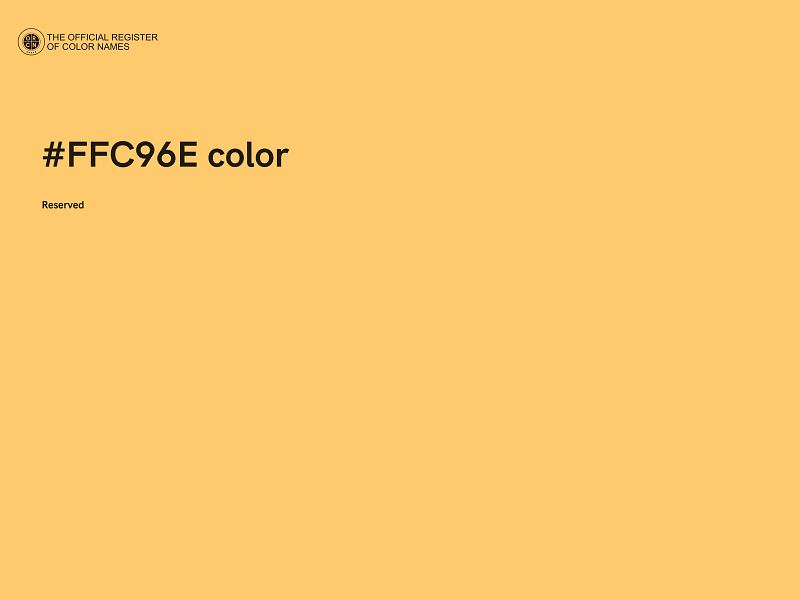 #FFC96E color image