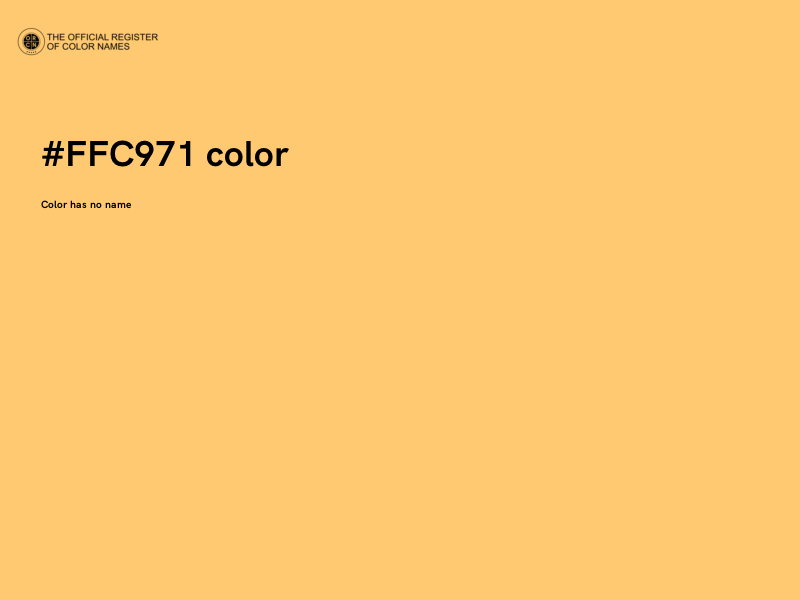 #FFC971 color image