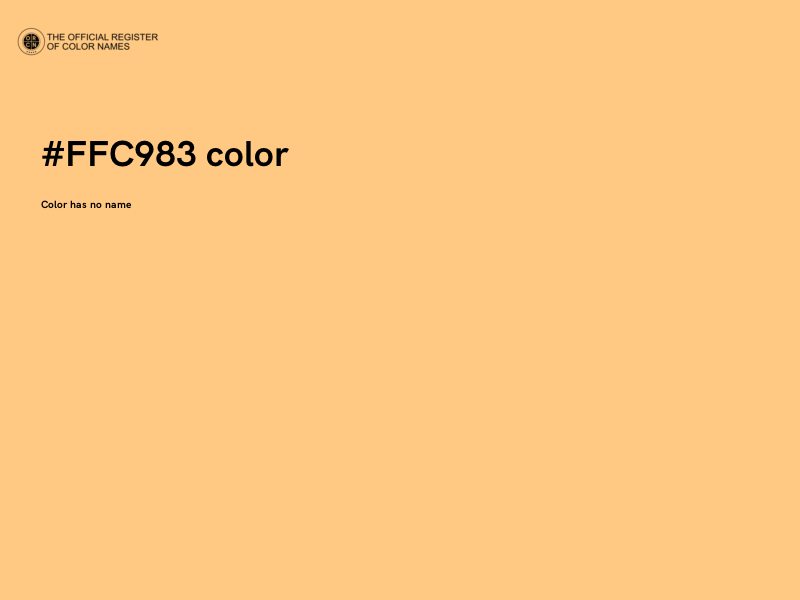 #FFC983 color image