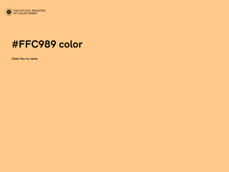#FFC989 color image
