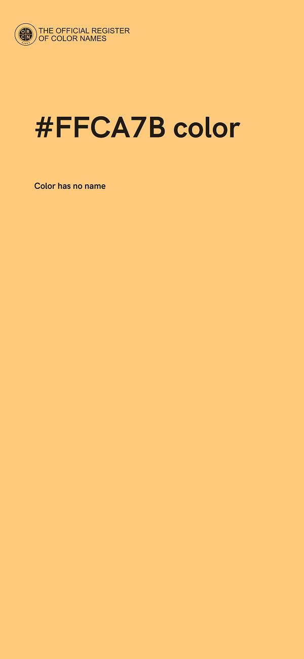 #FFCA7B color image