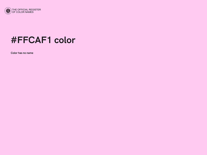 #FFCAF1 color image