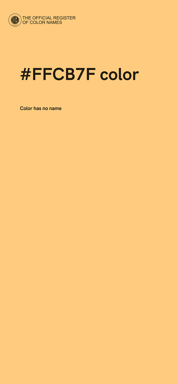 #FFCB7F color image