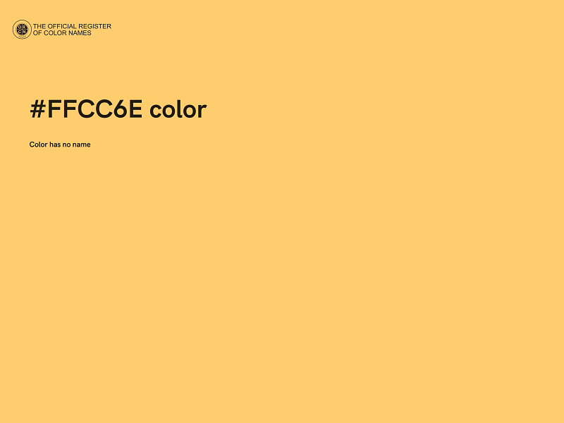 #FFCC6E color image