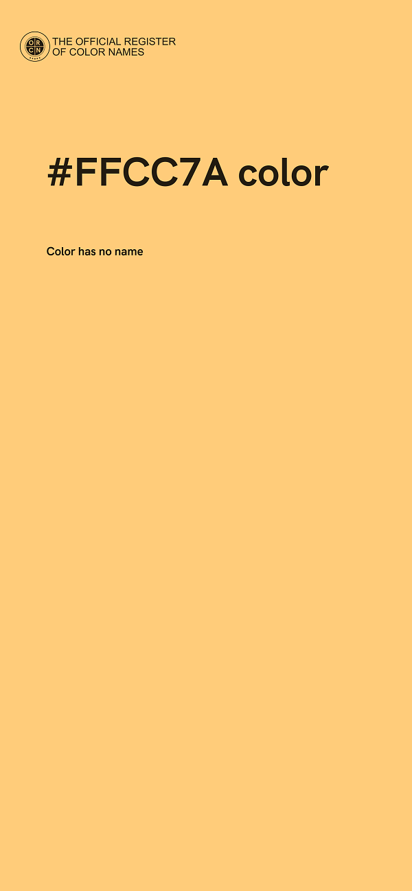 #FFCC7A color image