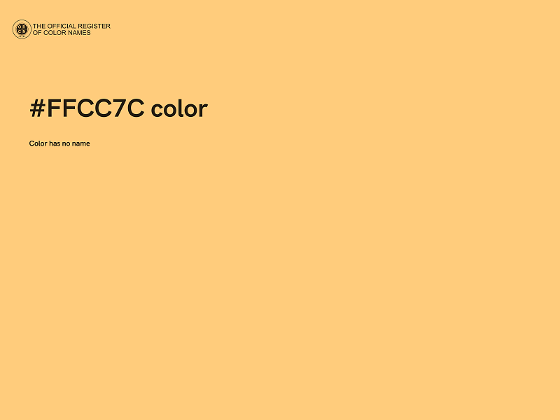 #FFCC7C color image