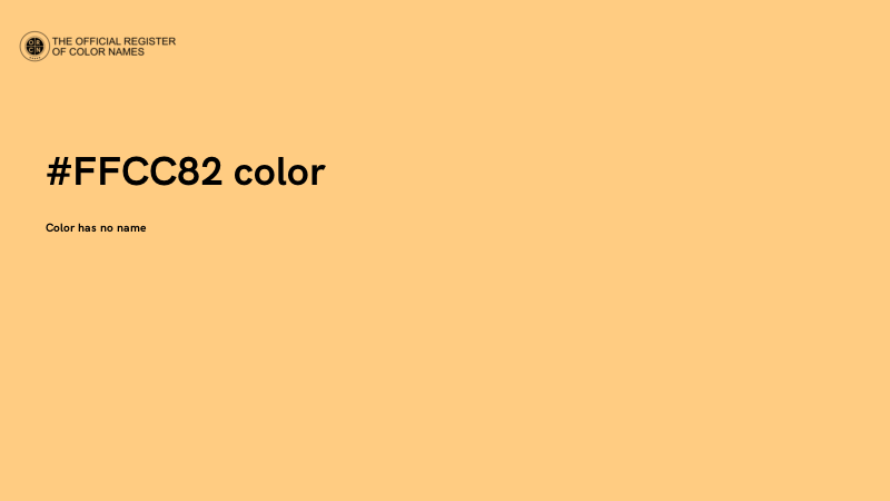 #FFCC82 color image