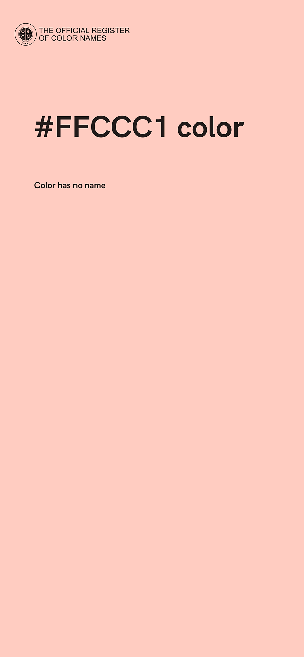 #FFCCC1 color image