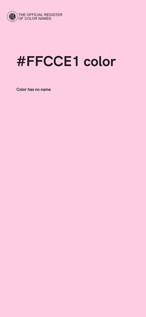 #FFCCE1 color image