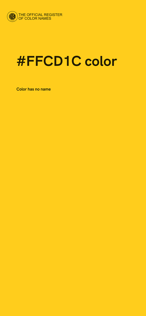 #FFCD1C color image