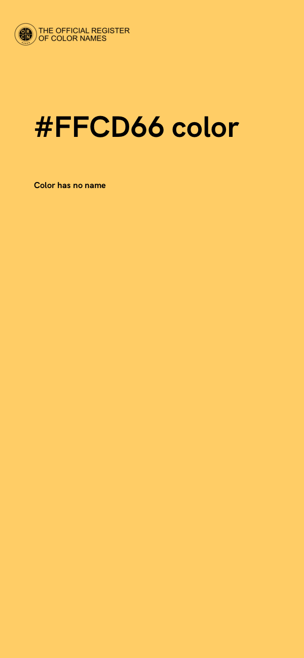 #FFCD66 color image