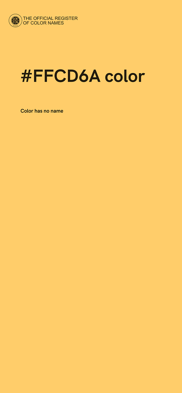 #FFCD6A color image