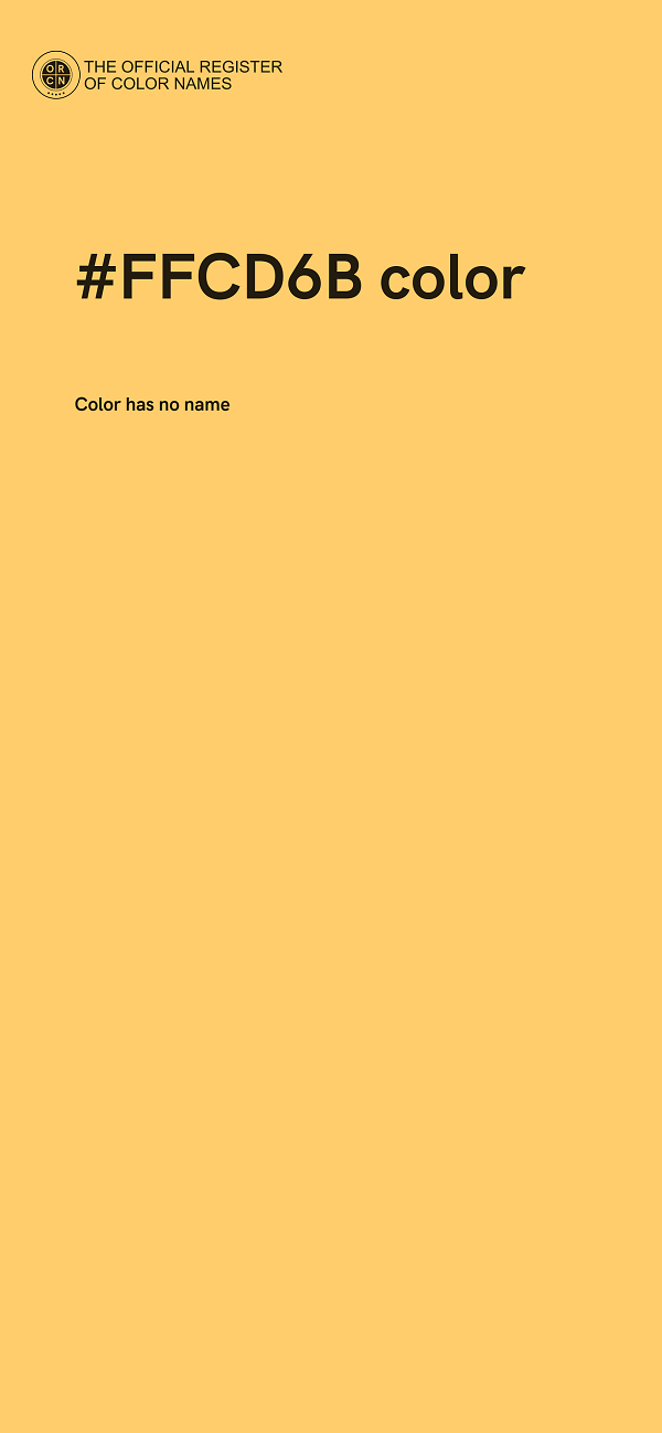 #FFCD6B color image