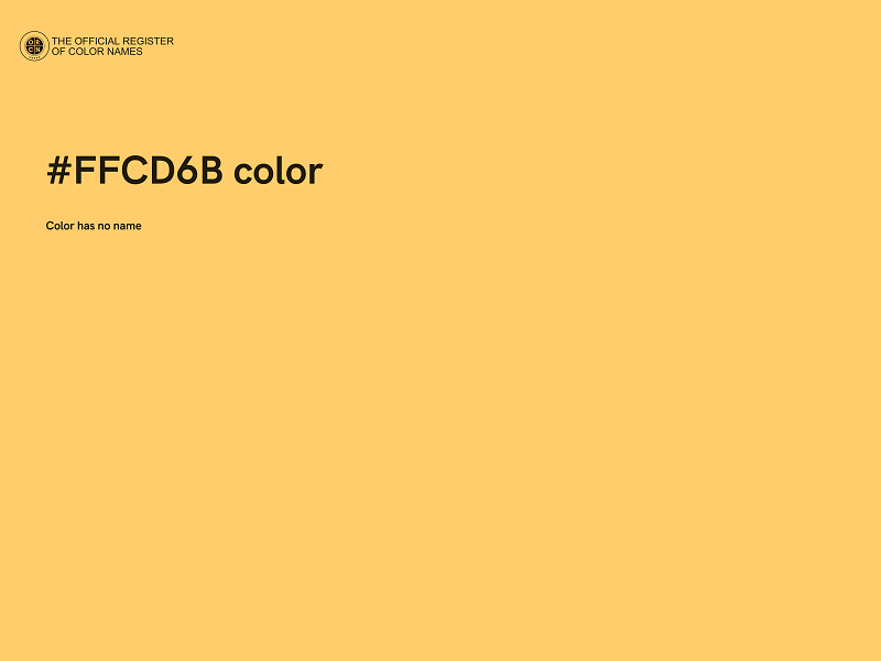 #FFCD6B color image