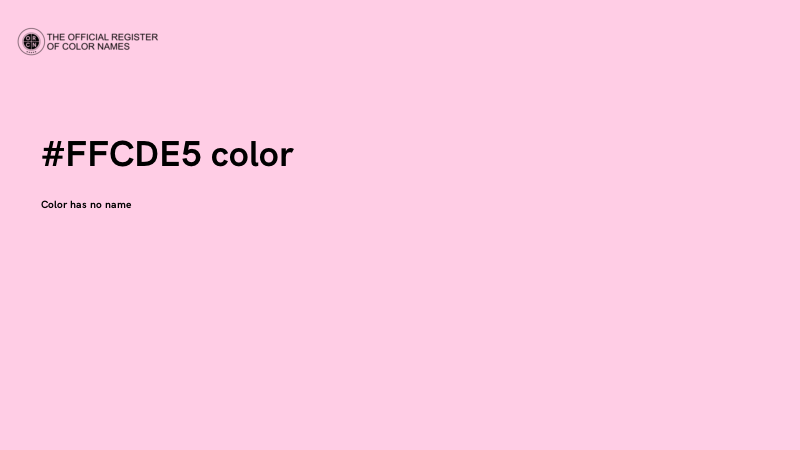 #FFCDE5 color image