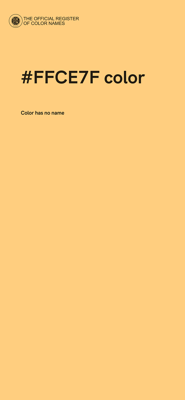 #FFCE7F color image