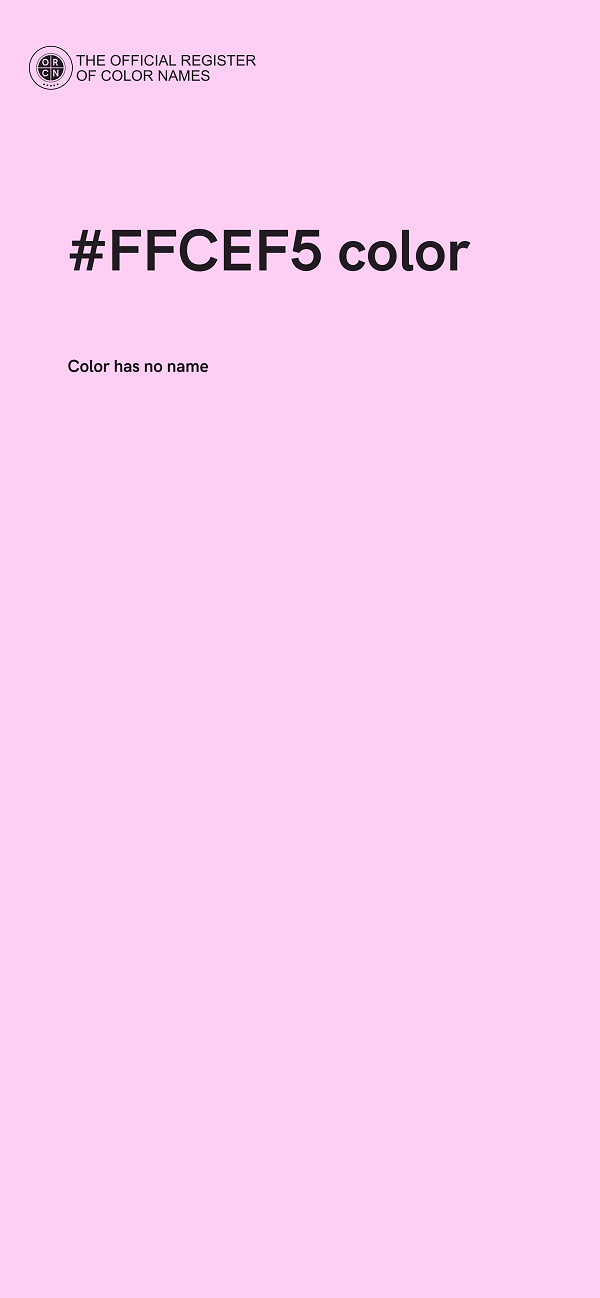 #FFCEF5 color image