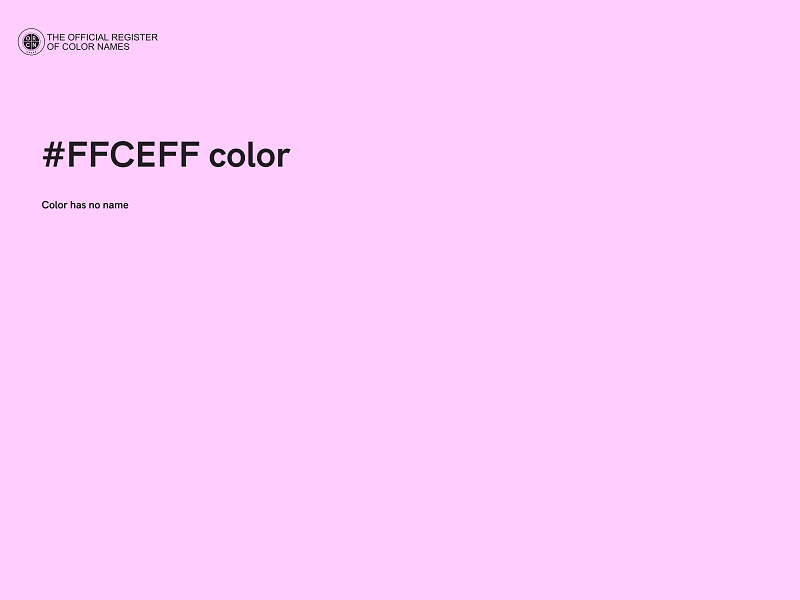 #FFCEFF color image