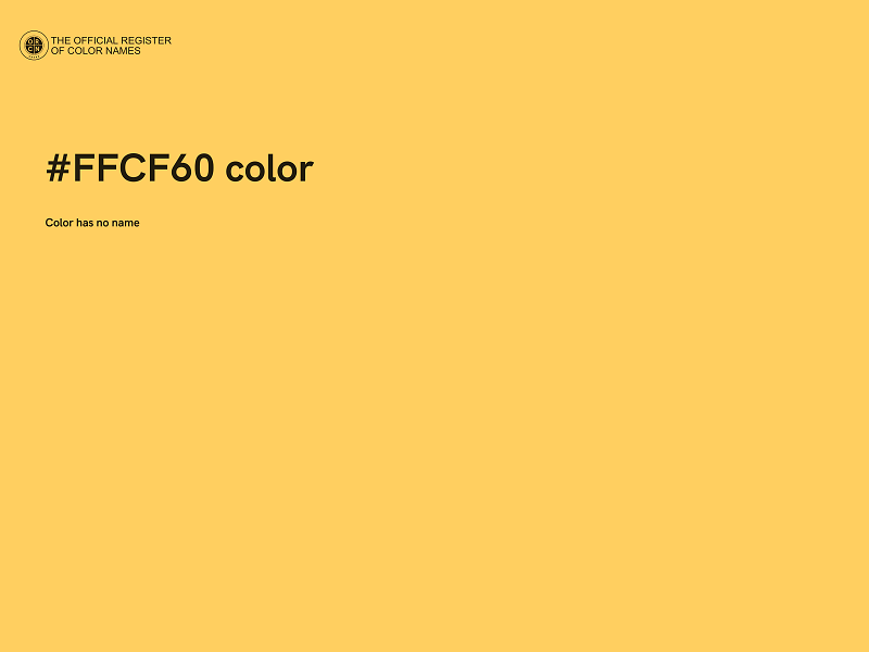 #FFCF60 color image