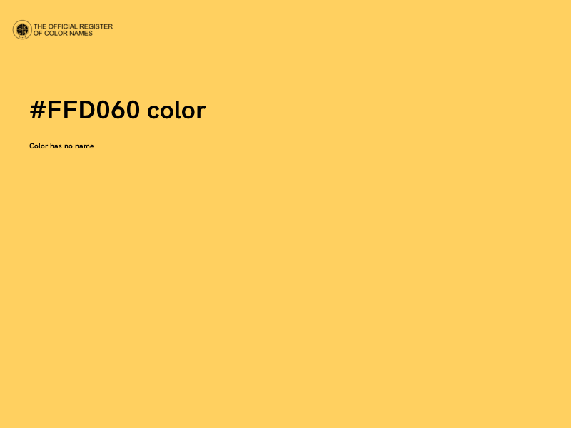 #FFD060 color image