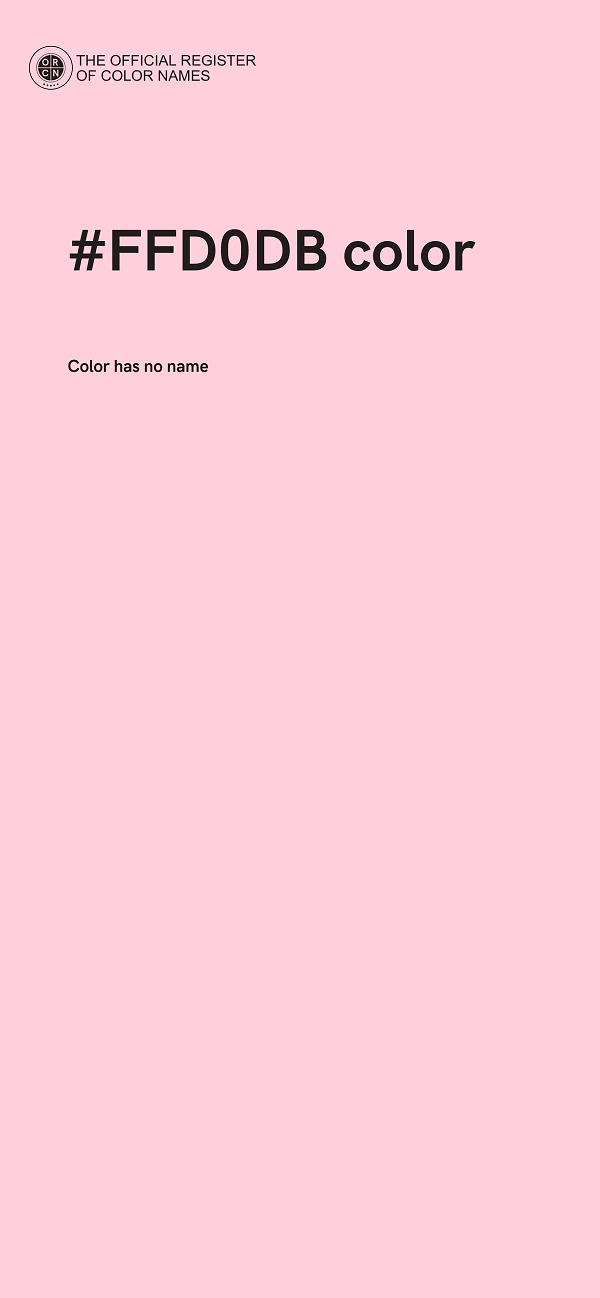 #FFD0DB color image
