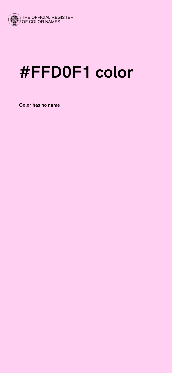 #FFD0F1 color image