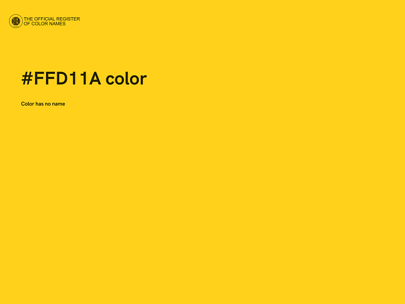 #FFD11A color image