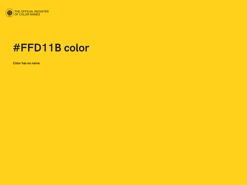 #FFD11B color image