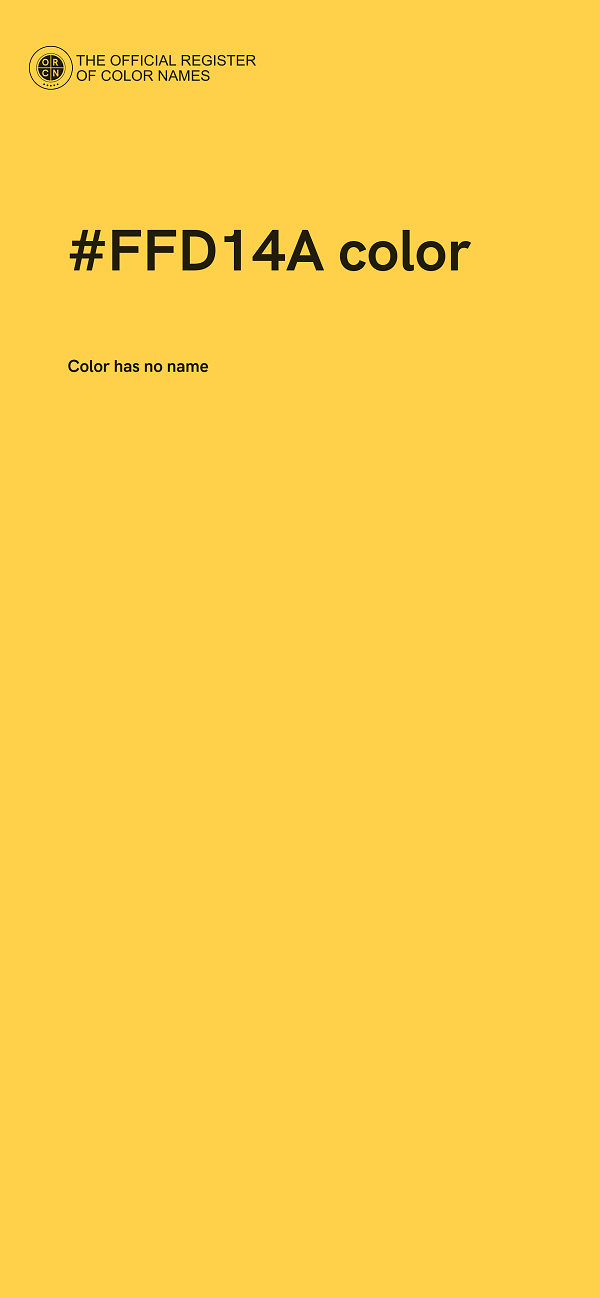 #FFD14A color image