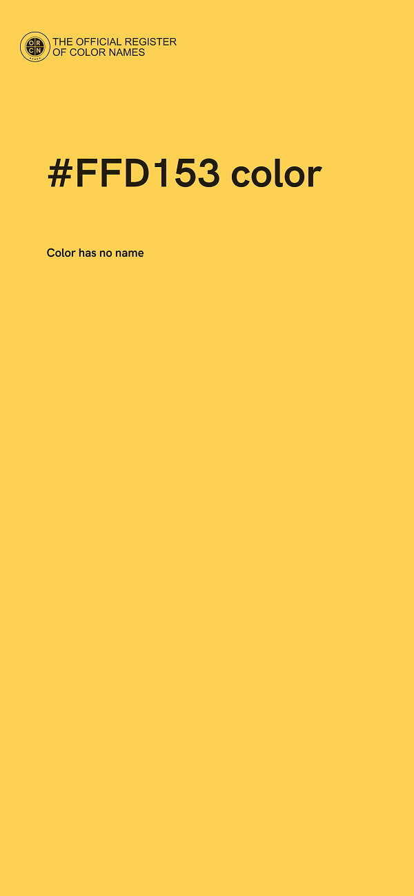 #FFD153 color image