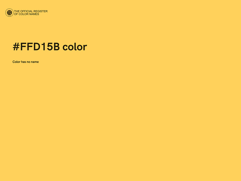 #FFD15B color image