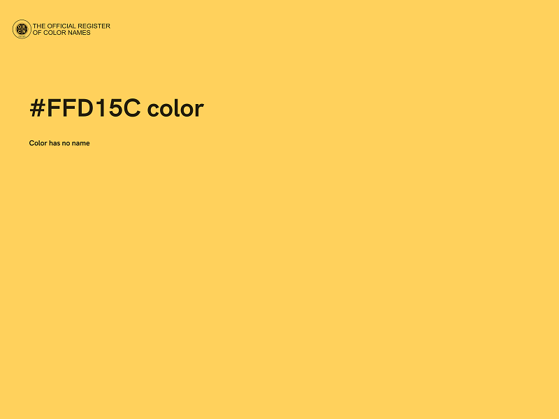 #FFD15C color image