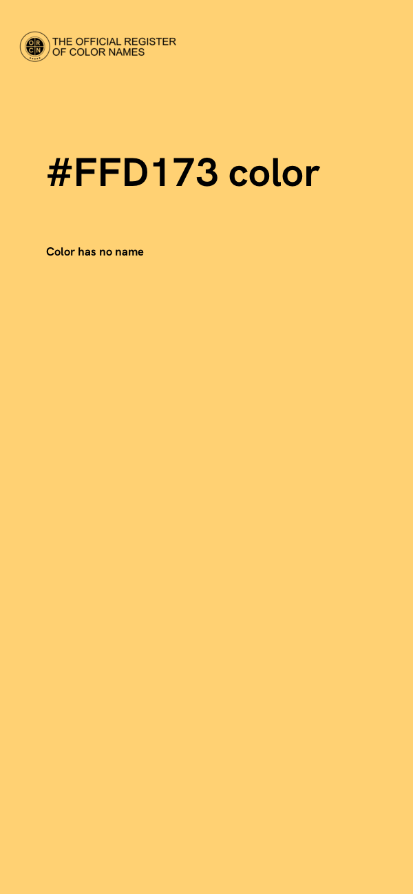 #FFD173 color image