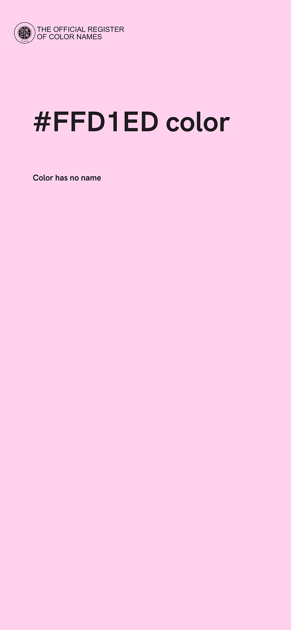 #FFD1ED color image
