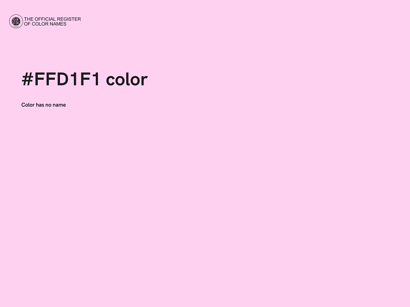 #FFD1F1 color image