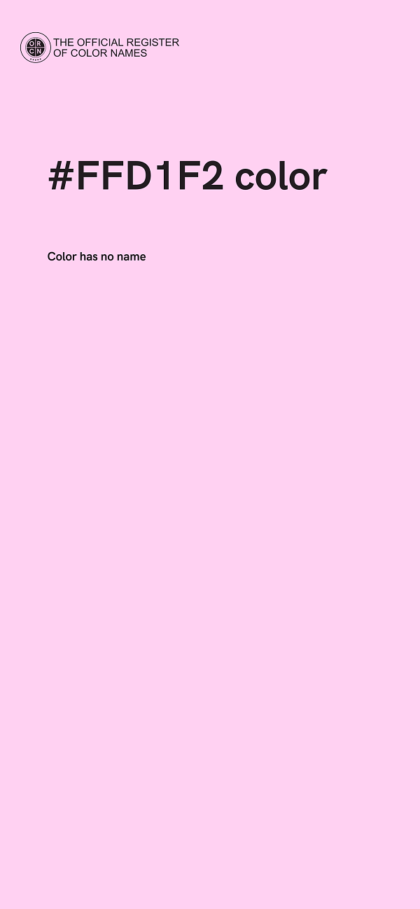#FFD1F2 color image