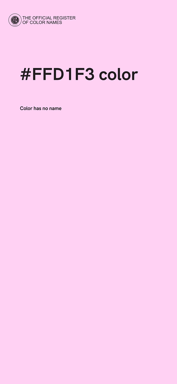 #FFD1F3 color image