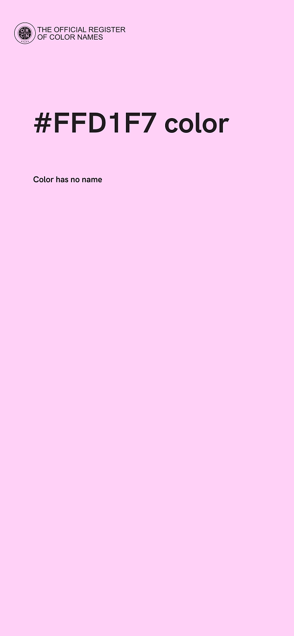 #FFD1F7 color image