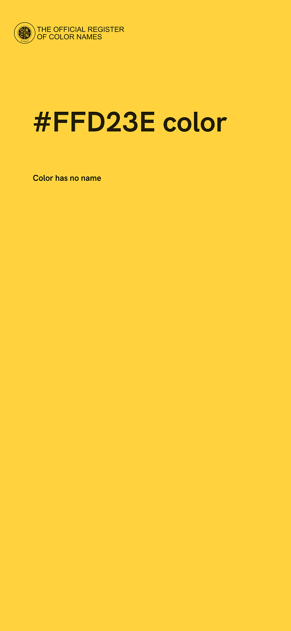 #FFD23E color image